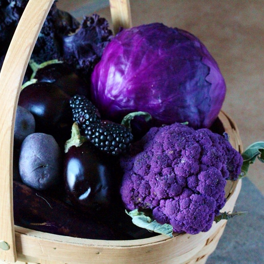 BLNoseworthy's tweet photo. My purple produce picks from the market this week! #eattherainbow https://t.co/Drp3jxaUgd https://t.co/wL9oFscWyS