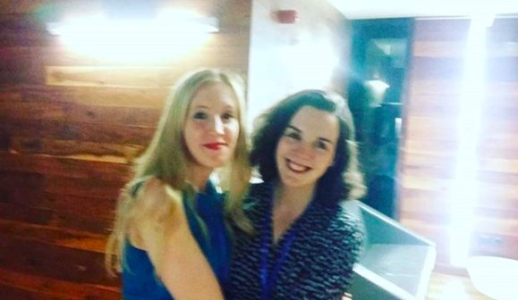 GothicNatureTCD's tweet photo. These are the faces of two extremely happy (and, ahem, slightly drunk) conference organisers at last night's reception. I can't possibly express my appreciation for Elizabeth enough — she's an absolute organisational wizard. https://t.co/zcLt81PHR0