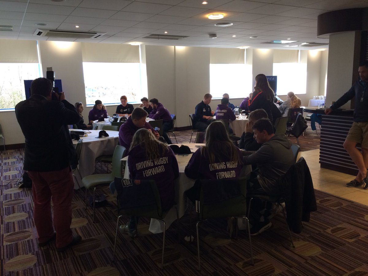 Great morning with <a href="/RFUYouth/">RFU National Youth Council</a> at YRA conference - the future is now! #crouchbindgrow