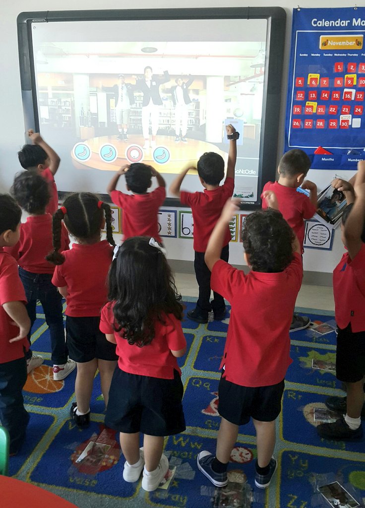 We are OBSESSED with <a href="/GoNoodle/">GoNoodle - find us on BSKY!</a> "Banana, Banana, Meatball". Body breaks are so important in #prek and #blazerfresh #gonoodle keeps us on track!