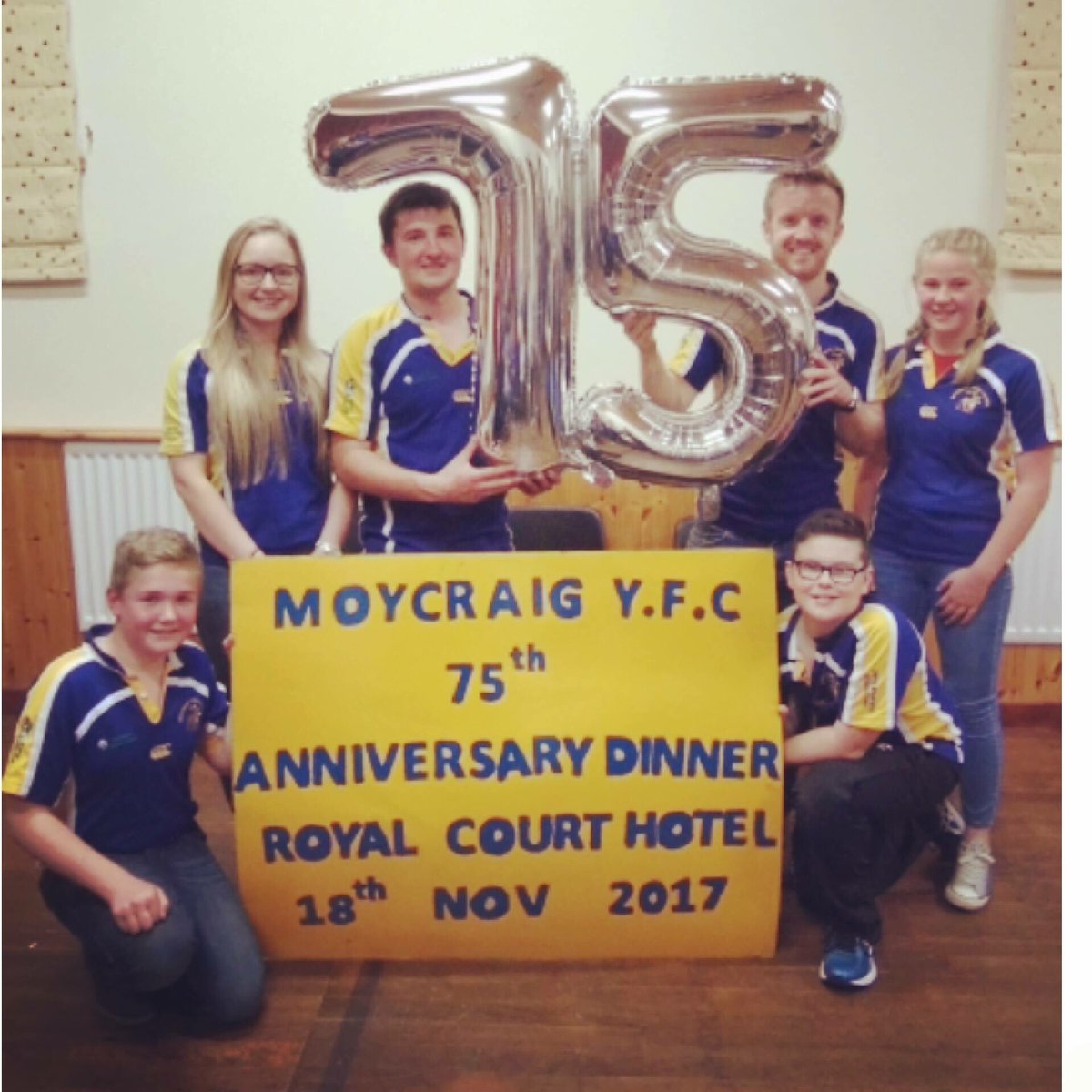 YFCUPresident's tweet photo. Delighted to celebrate with Moycraig YFC last night at their 75th Anniversary. Tremendous support from past & present YFCU members. Congratulations to everyone involved #MembersSuccess https://t.co/0plWGEUVo1