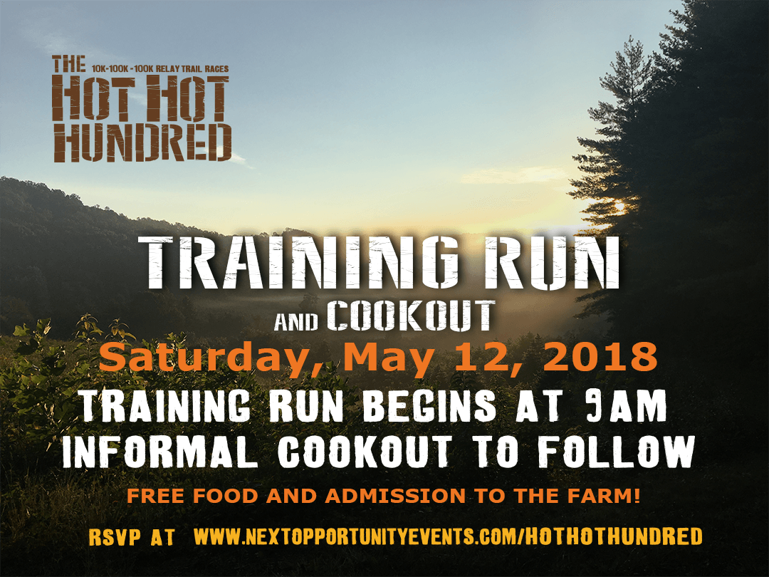 nextoppevents's tweet photo. HOT HOT HUNDRED TRAINING RUN & COOKOUT!
Our first training run for the #hothothundred will be Saturday, May 12! Training run starts at 9am. Stick around for a cookout and some frisbee throwin after the run! RSVP for FREE now at https://t.co/XnXQaXAjMf https://t.co/dnNrFvDmhF