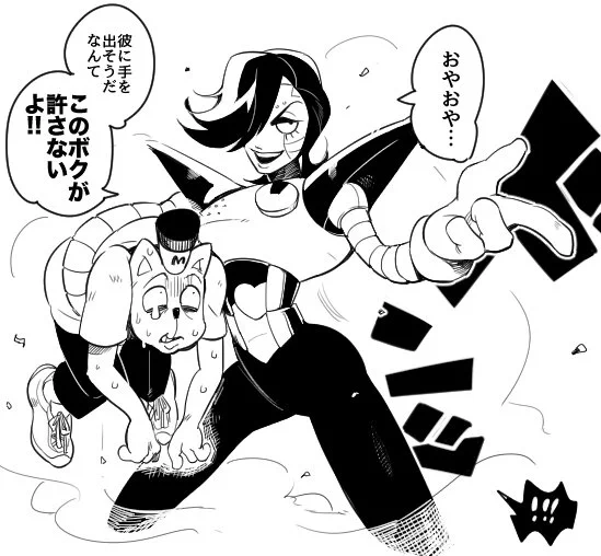 BPくんを守ってくれるメタ㌧も描いてみたかった… https://t.co/YcoiHqZ85P