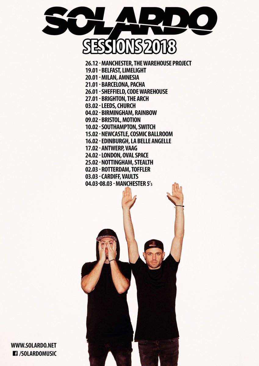 Rising Duo <a href="/solardomusic/">Solardo (blue tick)</a> To Embark On 22 Date Solardo Sessions Tour in 2018 #housemusic #tour buff.ly/2zQPJhj