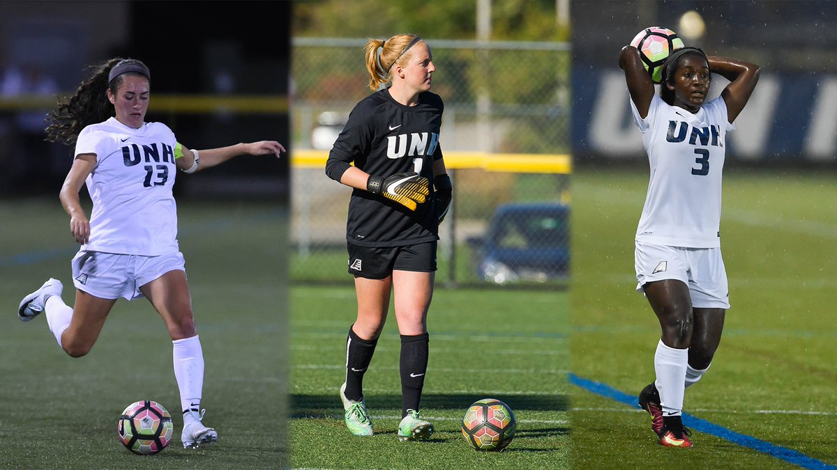 UNHWSOC's tweet photo. ICYMI: We had 3️⃣ seniors named to the 2017 Senior Bowl!

Striker: Brooke Murphy
'Keeper: Mia Neas
Back: Kendra Prince

📝https://t.co/OHv4DuQZRM

#GoUNH #AEWSOC #UNHWSOC https://t.co/8Hmx9EJkV0