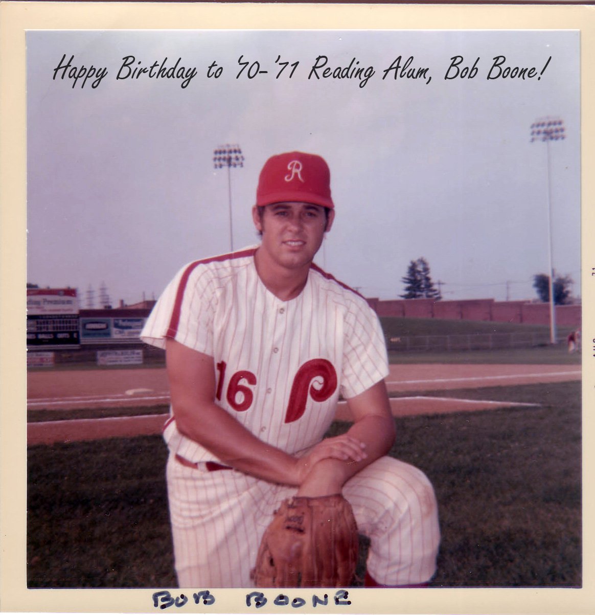 Happy Birthday to Reading Phillies alums Bob Boone and       ! 