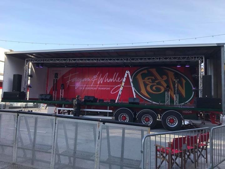 burnleycouk's tweet photo. A huge thank you to @FaganWhalley for supplying the trucks for today's Christmas lights switch on stage #support #BrilliantBurnley business ❤️ https://t.co/VeFiwauqj7