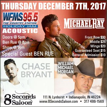 Chris59Dash's tweet photo. So... this was just announced! Could it be that I will see him twice in two days!? Why yes, that is happening!!!! December 7th and 8th can't get here fast enough!!! @Michaelraymusic @MRayStreetTeam  #MyManMichaelRay #GetToYou #IndianaOhio #Roadtripsplural #Worthiteverytime https://t.co/b6t8TCWiCW