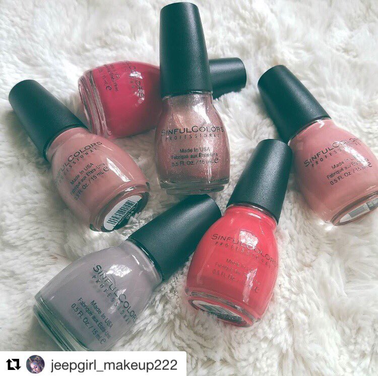 SinfulColors's tweet photo. Feeling these #Falliday shades 🍂🍁 #SinfulColors @jeepgirl_makeup222 https://t.co/a7YmXpYd2C