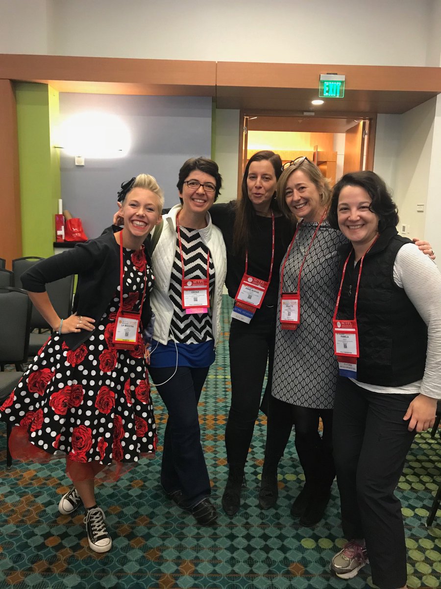 Frau_Kahn's tweet photo. I can’t believe @lamaestraloca came to our session #actfl2017 https://t.co/NhNdsbSjBm