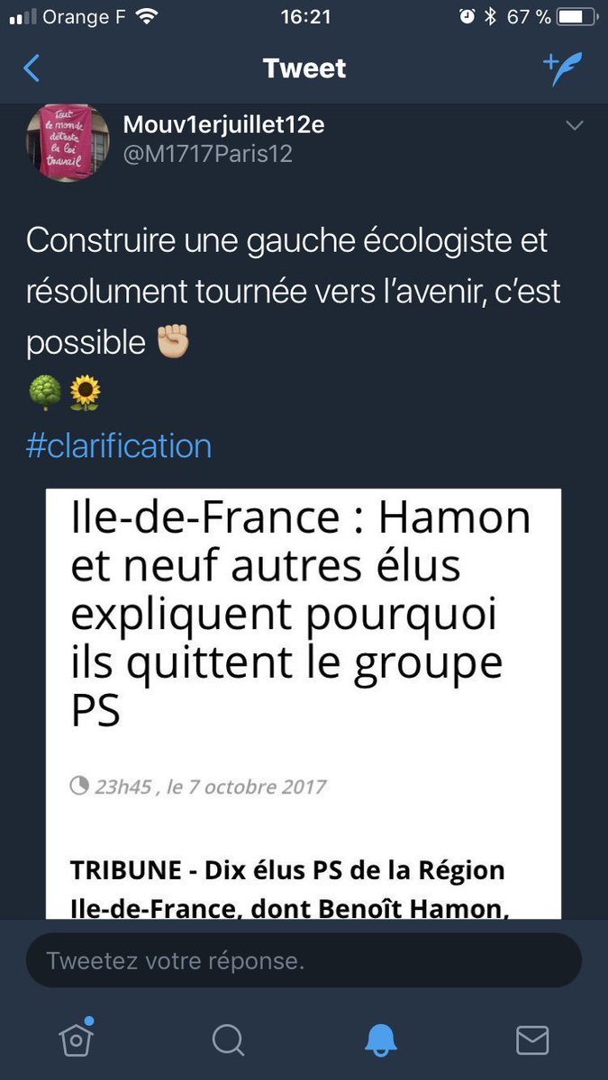 hanodineries's tweet photo. @M1717SSD @StephanTroussel @M1717_SSD @seinesaintdenis @lemonde_M @benoithamon @Mvt1717 @M1717Paris12 Pendant que j’y suis le @M1717Paris12 pas un peu contradictoire de crier à la #clarification en se réjouissant du Départ d’#Hamon du @GroupePSIDF et avoir un camarade collab’ dans un groupe #PS?
#DoubleAppartenance #Clarification https://t.co/ZX45MwlWW8