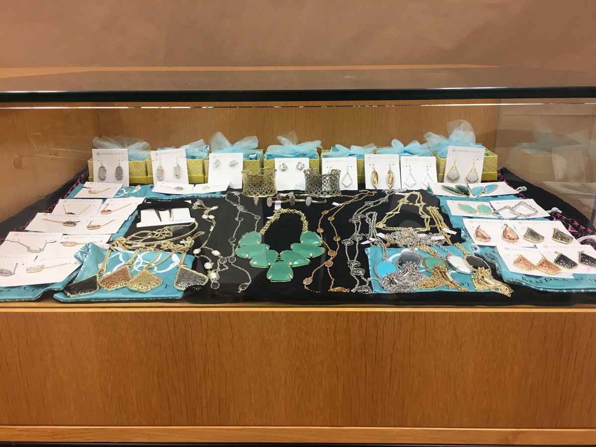 DFSWest's tweet photo. Here’s a first look 👀 at some of our Shop for Success jewelry department feat. @KendraScott #AVMax @leonardnchurch @siestajewels. 💍💎 https://t.co/YJOBEMhueB