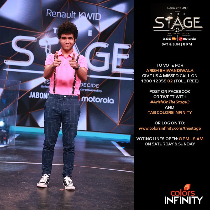 colors_infinity's tweet photo. Voting lines are open only until 8 AM!
Get voting for your favourites RIGHT NOW. #TheStage3
@RenaultIndia @JabongIndia @motorolaindia
@arishb97 @ChochungD @singhshaurya44 #JMassive https://t.co/06DXsdtEY5