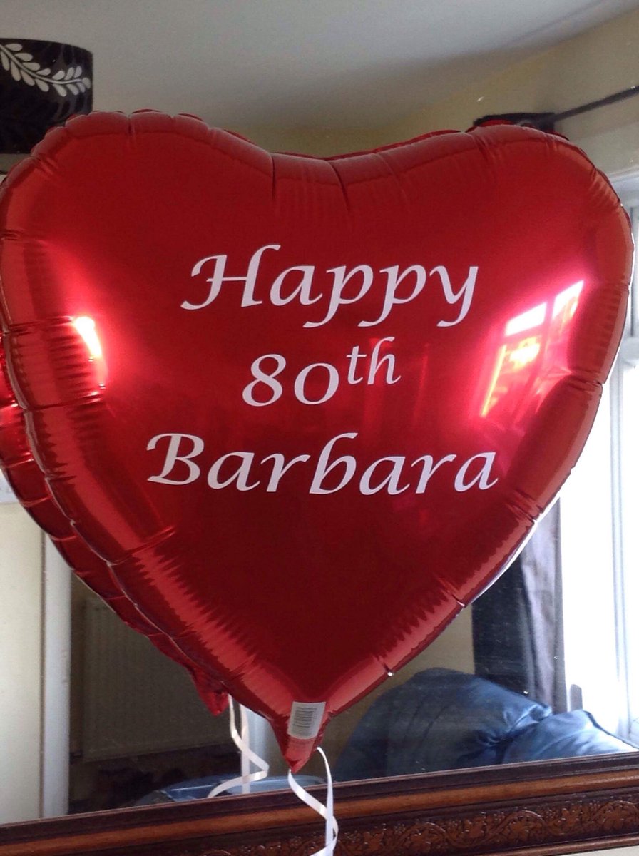 norfolkballoon1's tweet photo. #personalised #balloon for an #80th #birthday! We hope you had a wonderful day Barbara 🎉🎈 https://t.co/N4SD6rdZ6m