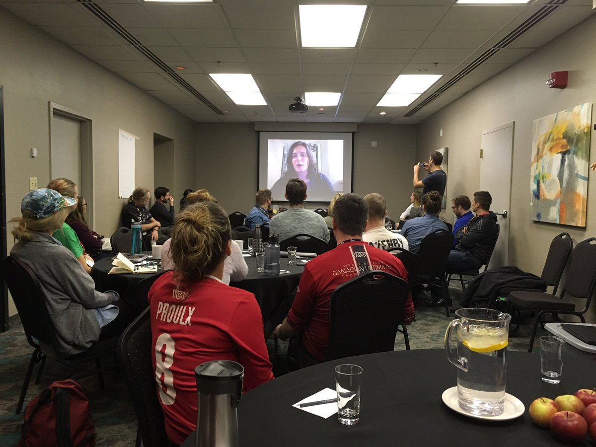 Hi @jennaweiner6, thanks for joining us at the @UltimateCanada conference!  #ucc2017 #transinclusivity #createspace @vul presentation