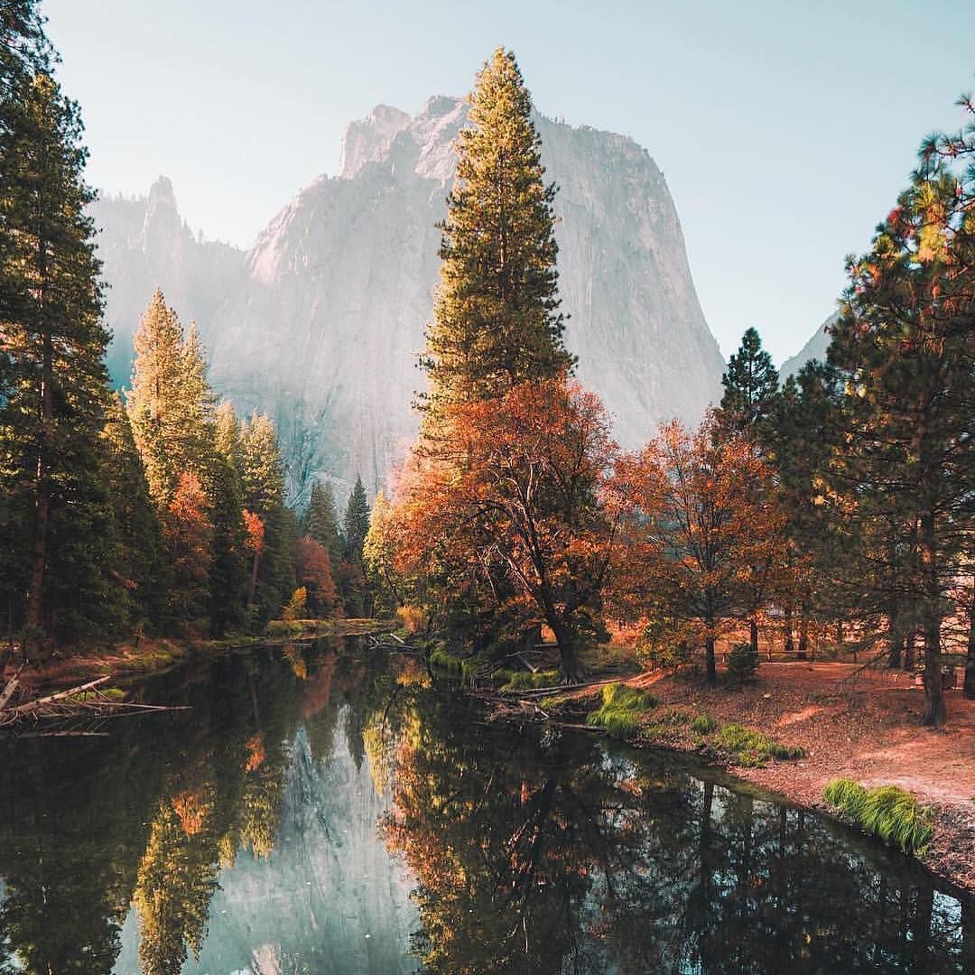 EarthPix's tweet photo. Yosemite Fall / Photo by @erubes1 https://t.co/Ww37yq2iq8