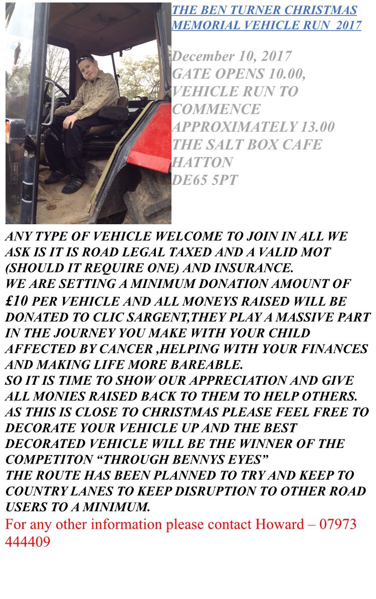 Please retweet and spread the word it’s all for a good cause #letsdobennyproud please