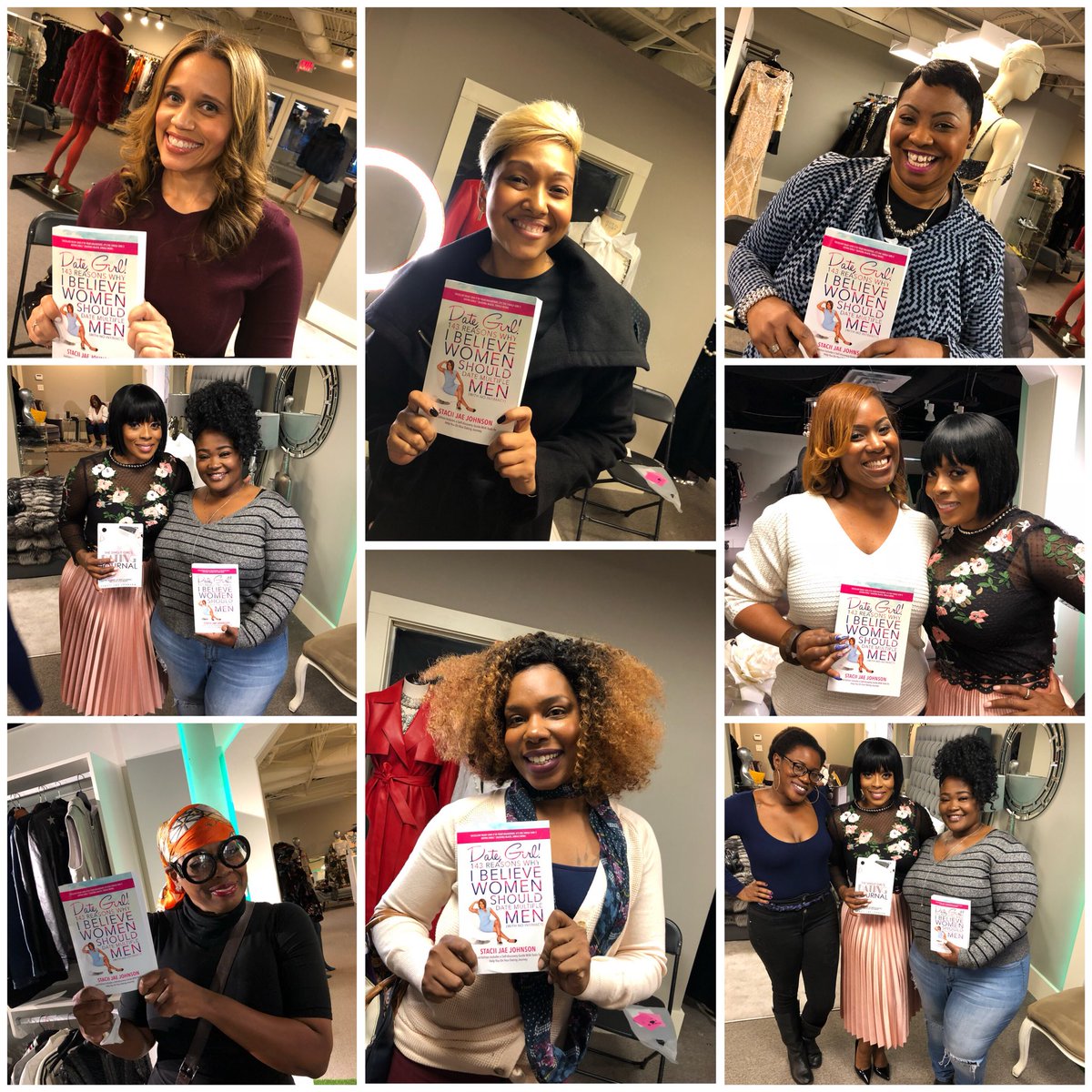 tamikanewhouse's tweet photo. Last nights #DateGirl chat and book signing with @StaciiJae was GREAT! The ladies came out with their questions abd was READY. Don’t miss the next AAMBC event! 💋 https://t.co/EypNhDhOzi