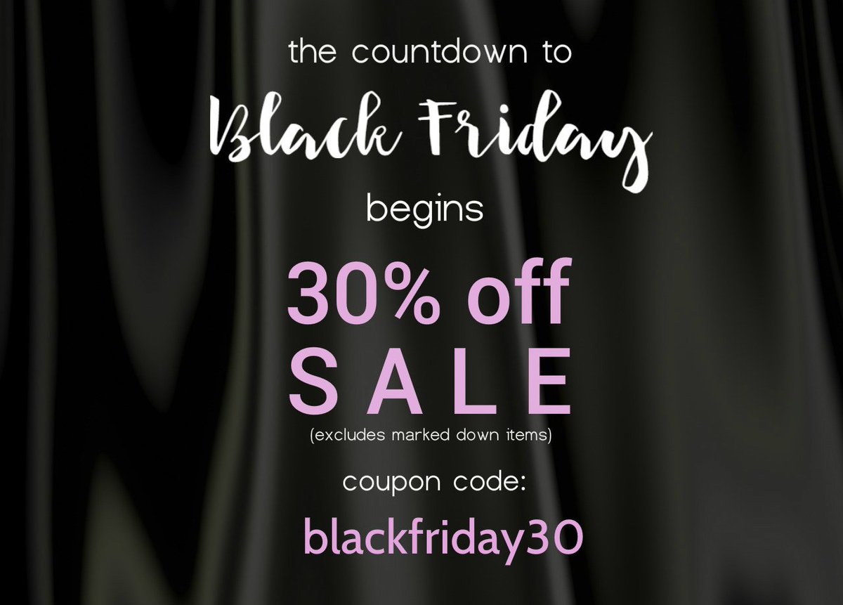UrbanDivaStore's tweet photo. #BlackFriday countdown begins! Today thru Friday, take 30% off sitewide on all items (excludes current sale items). Apply coupon code: blackfriday30 at checkout!! #sale #jewelrysale https://t.co/43AWjnaHZs