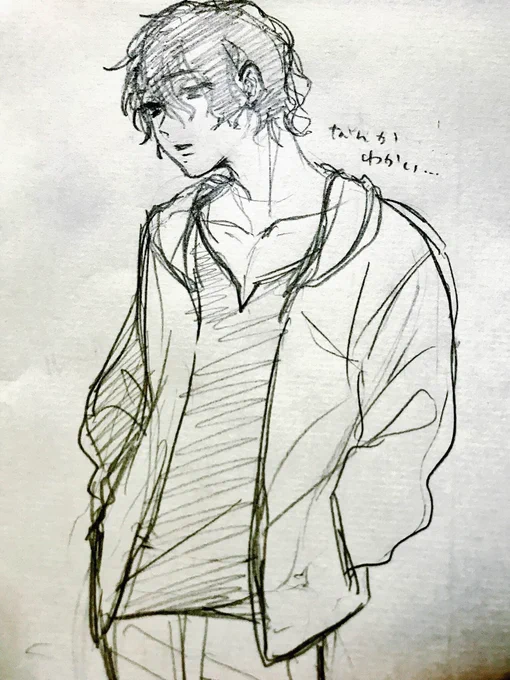 らくがき(創作)
名前は花澤ショウタと言います
森川ツカサのお友達からの恋人
すごい描きにくくて安定しない… 