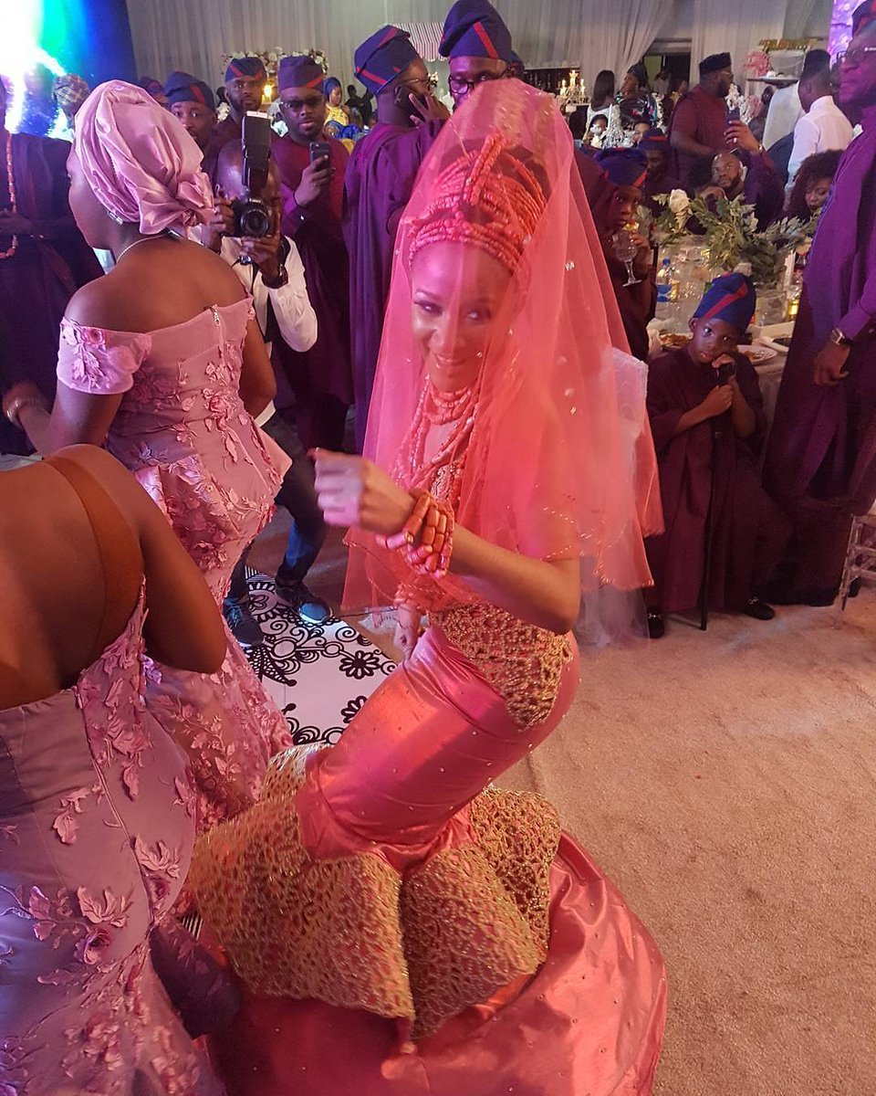 #BAAD2017 Photos from Banky W and Adesua Etomi's traditional wedding
