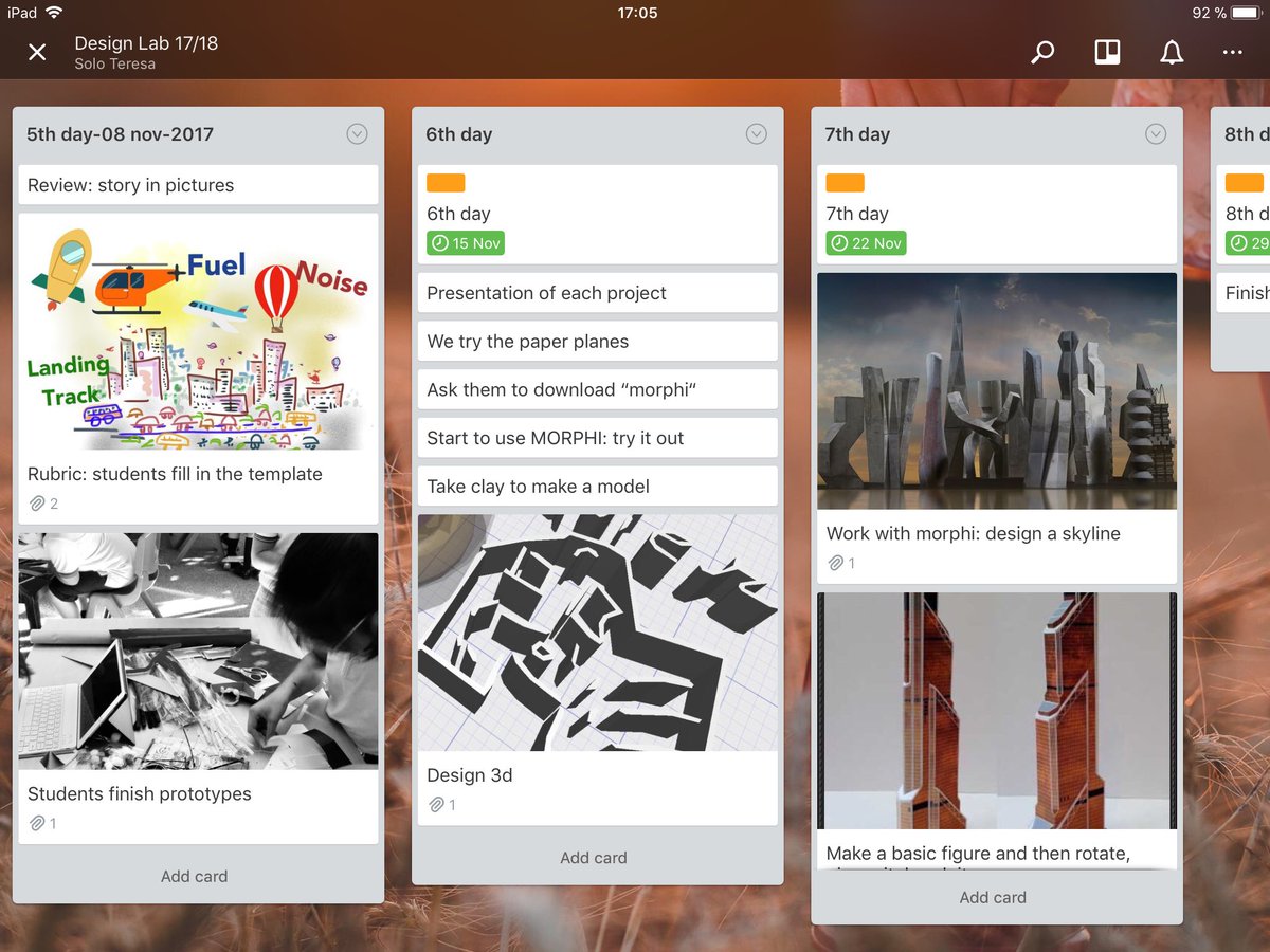 DesignLab5's tweet photo. Organize your #lessonPlans  in @trello #collaboration #design #education @DesignLab5 #teachingleaders #designlab #designthinking https://t.co/m0gKHyMBn0