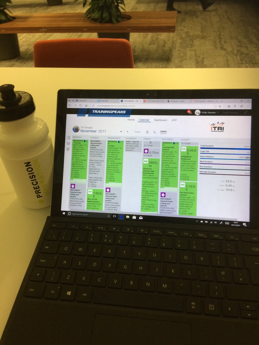 Fun personalising my athletes training plans. Get in touch to start your training for next years goals #triathlon #triathlete #ironman #beginnerstriathlon