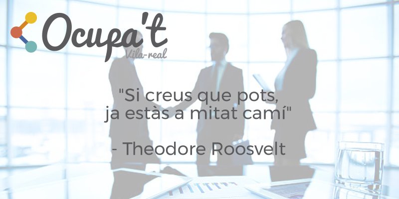 ForumOCUPAT's tweet photo. L'actitud és el 90%! Aquest divendres ens espera #OCUPAT, el major esdeveniment d'Ocupació i Emprenedoria de Vila-real! 😍 https://t.co/l1ROwUNsOh