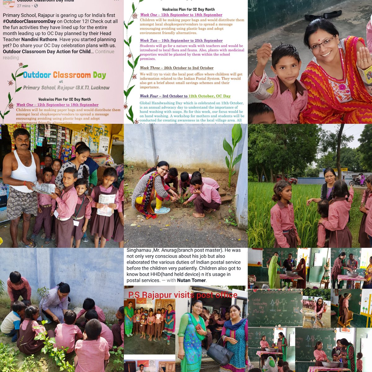 NandiniRathor13's tweet photo. @beomalllkoedu Sir pls check how successfully P.SRajapur bkt has completed it's 4 weeks international programme with #OutdoorclassroomDay #naturewalk #postofficevisit #handwashingday #paperbagsmaking #environmentfriendly #contactinglocalvendors https://t.co/TwjuFEVCN4
