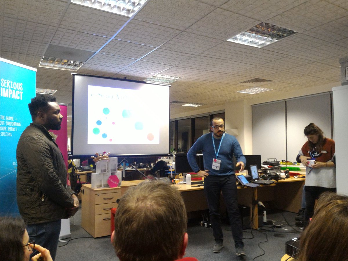 Maximilian_Ge's tweet photo. Team e-Scan at #sudoimmerse presents portable eye disorder screening using #GoogleCardboard #healthcare @sudochallenge #hackathon #socialimpact @AlliaLtd @RealVNC https://t.co/BXcWf5ijmo