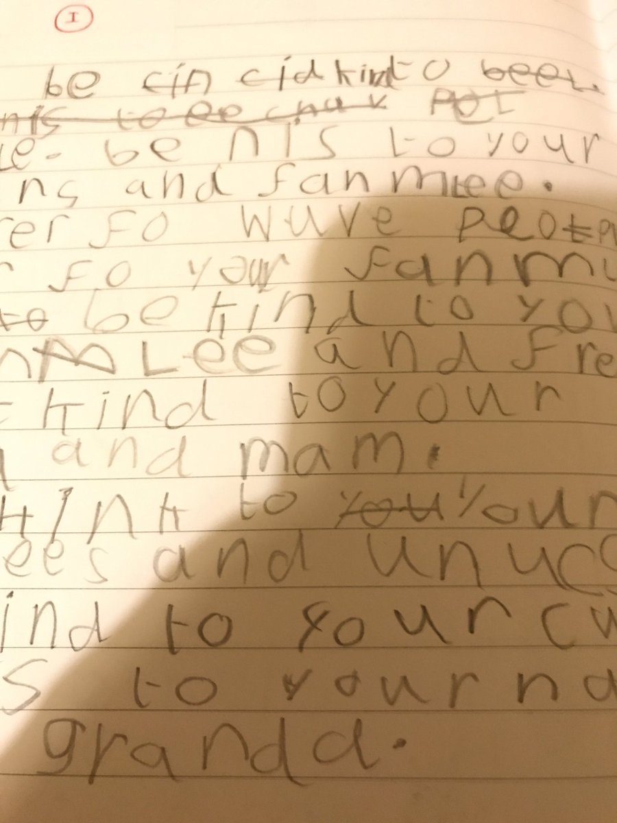 hldks1's tweet photo. It's not the neatest but I am so proud of this little boy! A massive improvement in six weeks! #proudteacher #year2 #sundaymarking https://t.co/bPAYo3LeA7