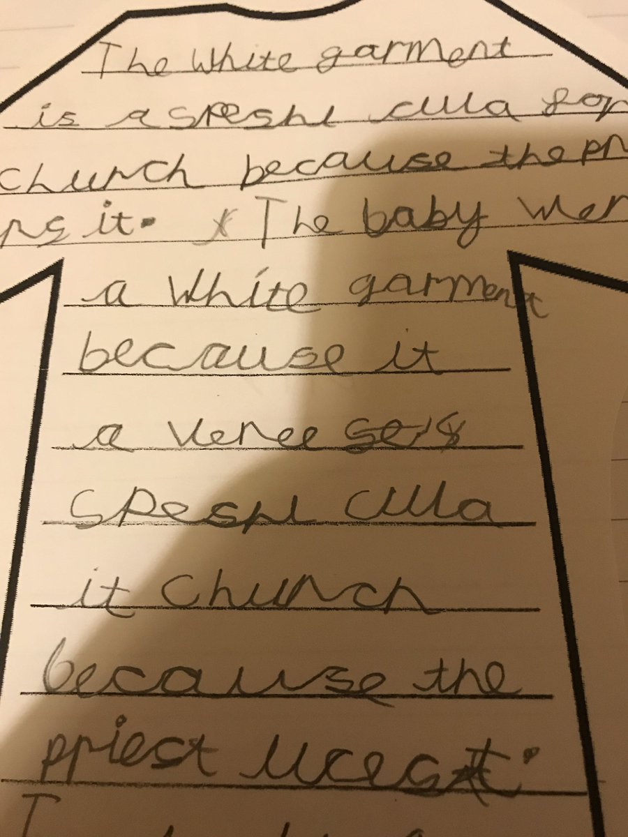 hldks1's tweet photo. It's not the neatest but I am so proud of this little boy! A massive improvement in six weeks! #proudteacher #year2 #sundaymarking https://t.co/bPAYo3LeA7
