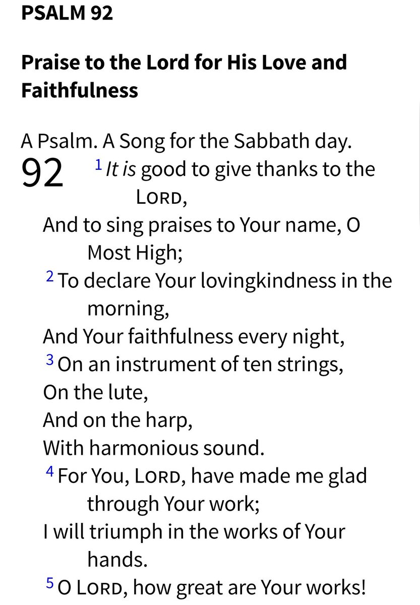 j3ss3Gonzalez's tweet photo. Psalm 92:1-5
Give thanks to Him in the name of Jesus.
For so, so, so many things. https://t.co/yVtEQXL3tD