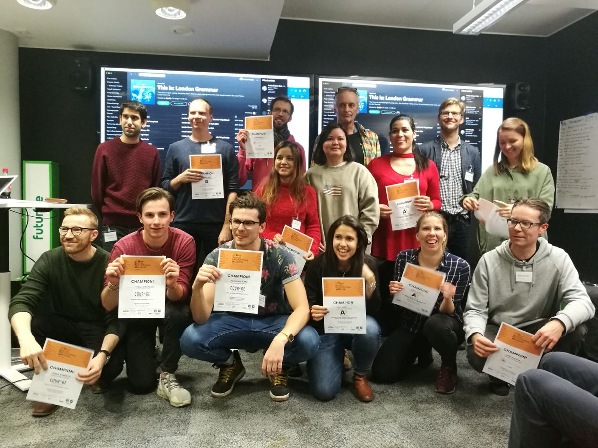 theshortcutorg's tweet photo. Building a #DigitalPrototype from scratch in only two days is impossible you say?
Better watch out for our #champions, cause they just did it!
#theshortcutorg #WINNER https://t.co/8zJGqJIYr3