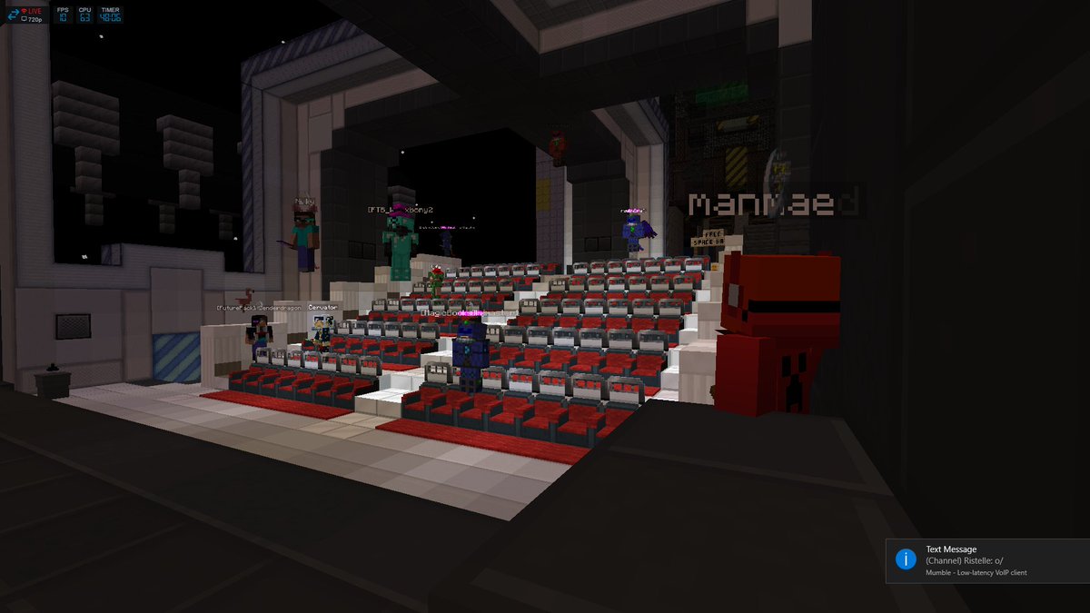 quantomworks's tweet photo. Copygirl's show is about to start! View at https://t.co/2Lm0FjUWFX or https://t.co/peEHPWE4r3!

#BTMMoon #MineconEarth

#SupportSmallStreamers https://t.co/Z1HWUYNDpz