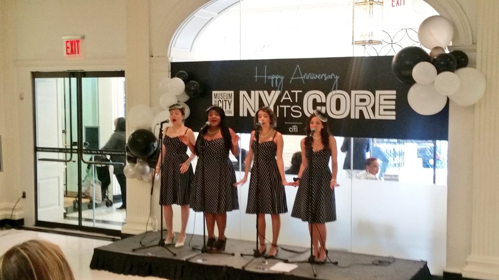 MauraKellyMedia's tweet photo. The Jungle Bells making beautiful harmonies at Museum of City #NYC #NYCore https://t.co/m7G9iFcVMi