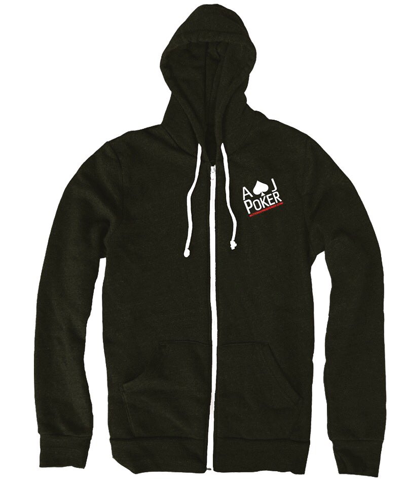 New “zip up” hoodies available in our store. Link in bio. Get warm for the holidays! #ajpokergear #junkiestyle #shipit