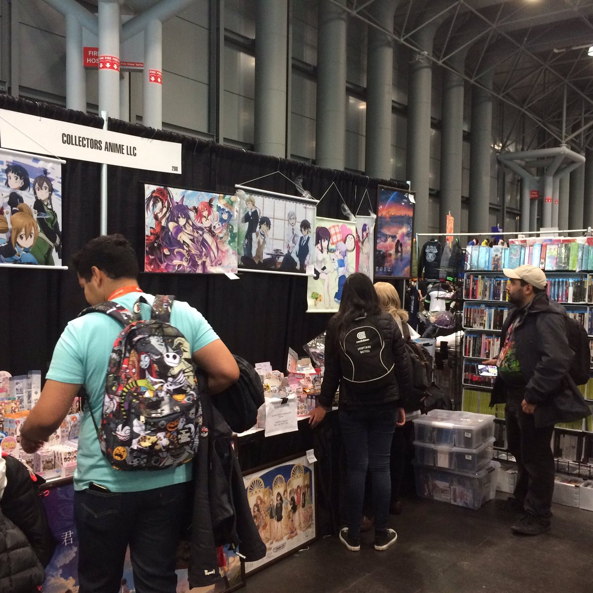 CollectorsAnime's tweet photo. Final day of @animenyc ! Make sure to stop by and see us at #booth208 for any last-minute purchases! https://t.co/3eom37lWJy