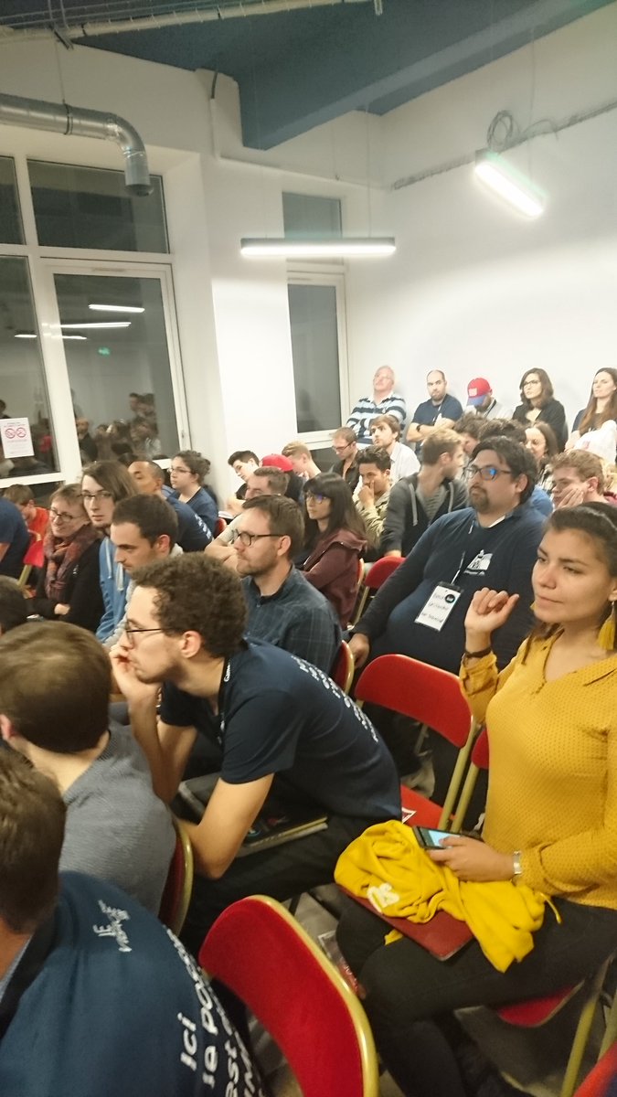 AgenceYucca's tweet photo. C'est notre moment ! Présentation du projet #Yucca devant la salle rempli du #SWAngers https://t.co/e2fAP9kDiw