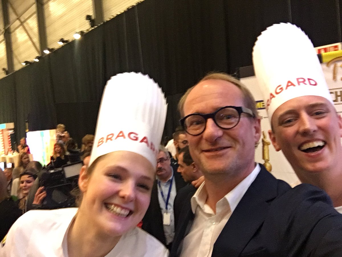 Onze inzending Bocuse D'Or: Lode De Roover <a href="/_fleurdelin/">Fleur de Lin</a> en commis Julie. Voortaan mét topcoach nr - hopelijk - finale