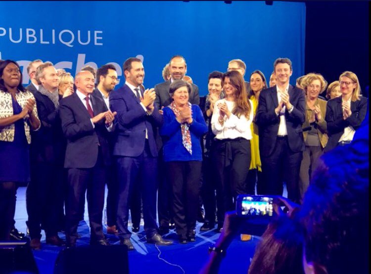 PMorisset's tweet photo. Bravo à notre délégué général @CCastaner marcheur historique, symbole d’unité de notre #famille, #mouvement central de la vie politique. Félicitation aux membres de la liste 4, élus au bureau exécutif. Il nous appartient désormais d’enraciner la REM dans les #territoires #TeamPDL https://t.co/6WWiiWVgiu