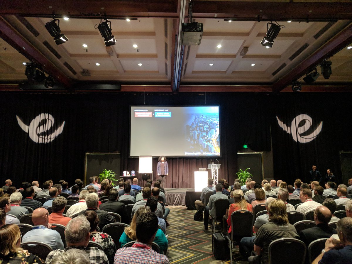 DuncanSAP's tweet photo. And so #masteringsap begins... https://t.co/tgr8bwFjCj