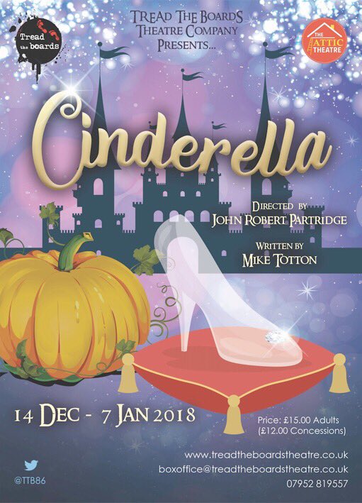 Coming up this Christmas #cinderella the most magical pantomime over them all #StratforduponAvon