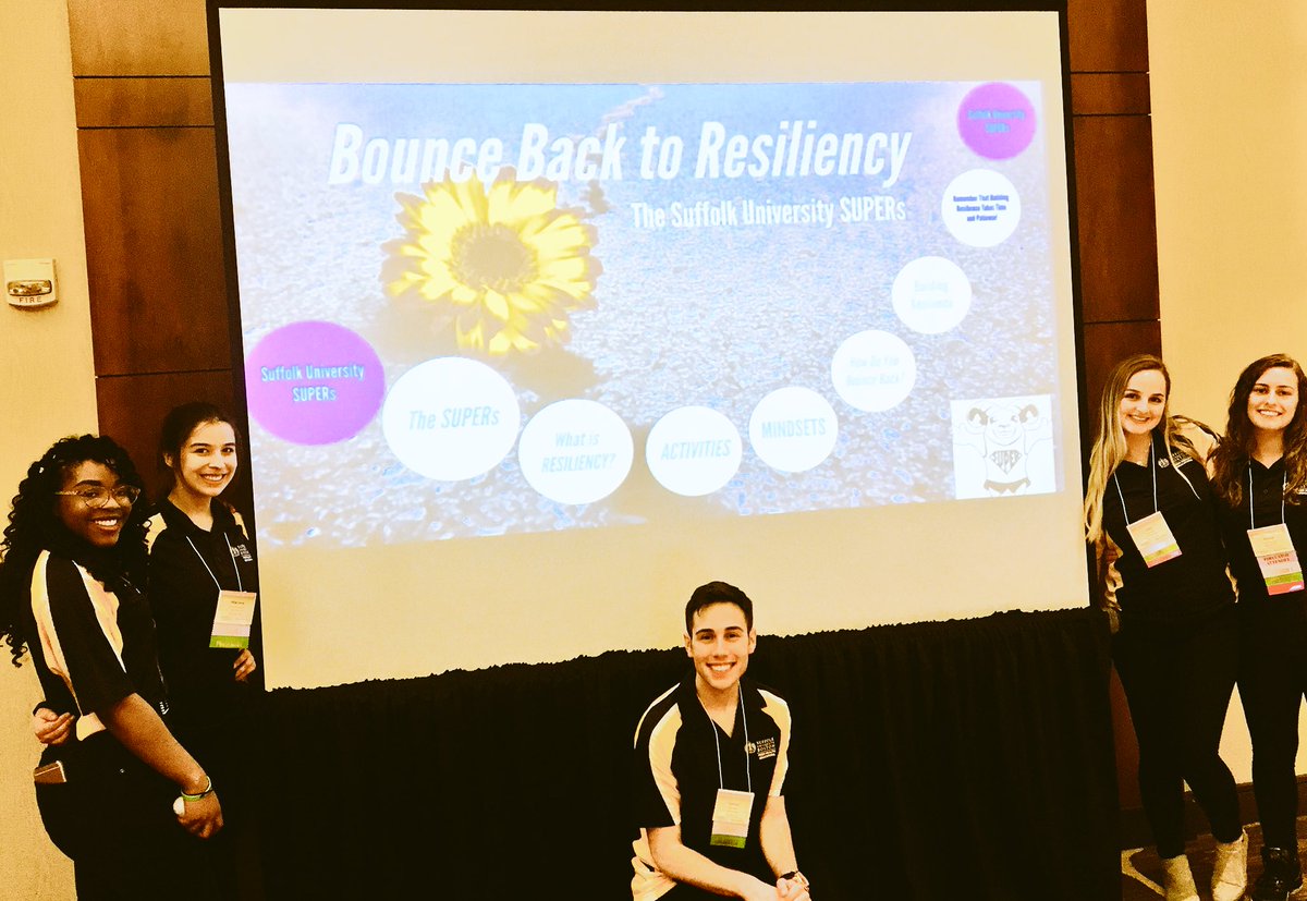 SuffolkSupers's tweet photo. We’re back in #Boston but already missing #BACCHUSGA17! Thank you to all of the inspirational presenters, speakers, peers and advisors. We will see you next year; travel safe everyone! Oh, and #Denver ... we 💕 you! #SUPERresilient 🙏💛💙🌄 https://t.co/GpkPXPe0cW
