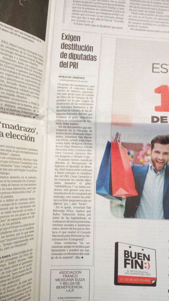 ParlamentoDeMX's tweet photo. Hemos pedido la destitución de 6 diputadas del @PRI_Nacional de las Comisiones que integran en @DiputadosPRI ya que desconocen el Código de Ética que las rige. https://t.co/K1QRVXDBg0