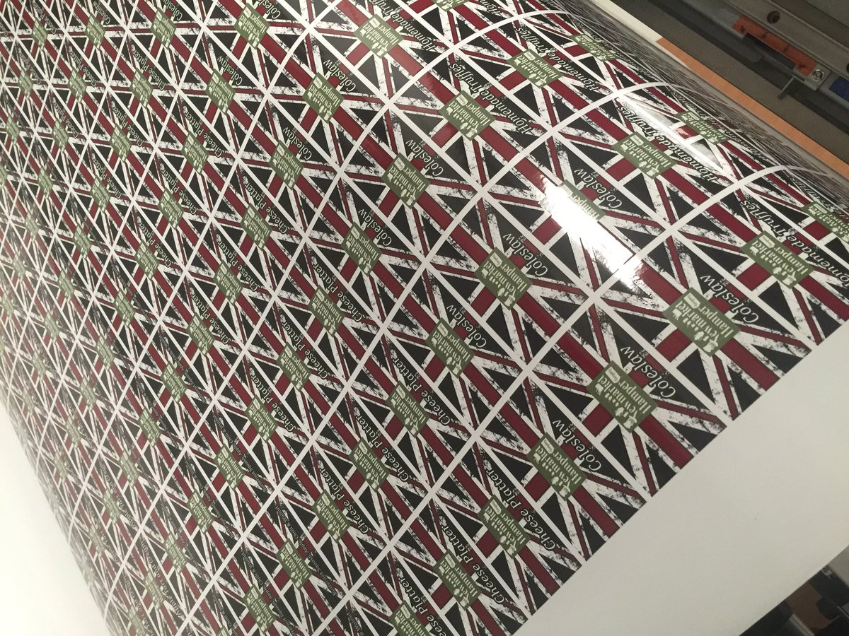 Food product labels completed last week for Newmarket Hampers