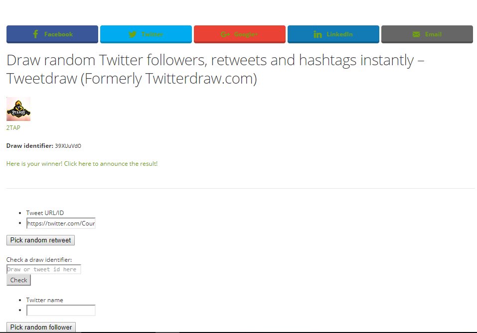 WINNER  AWP- FEVER DREAM CONGRATULATIONS DM 2TAP