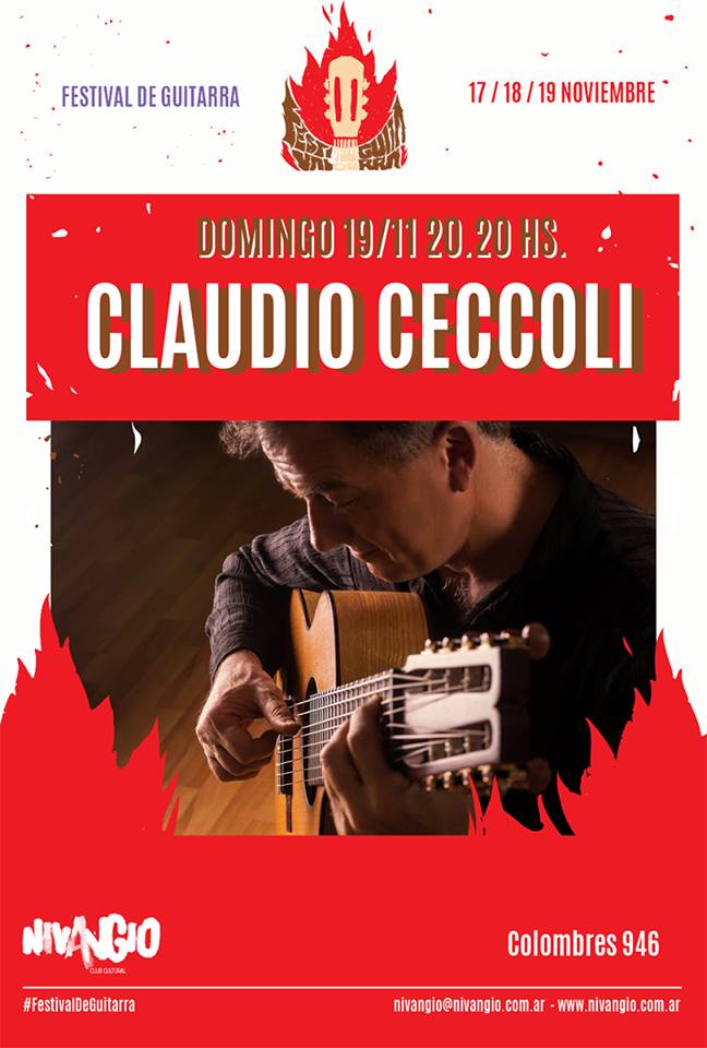 NivangioClub's tweet photo. #HOY desde las 20, último día del #FestivalDeGuitarra en Nivangio! ¡Que no te lo cuenten, venite! #Ceccoli, #Burucuá, #ArrancamosCuarteto #AdamTully y #FelipeTraine https://t.co/odaGbAxMms