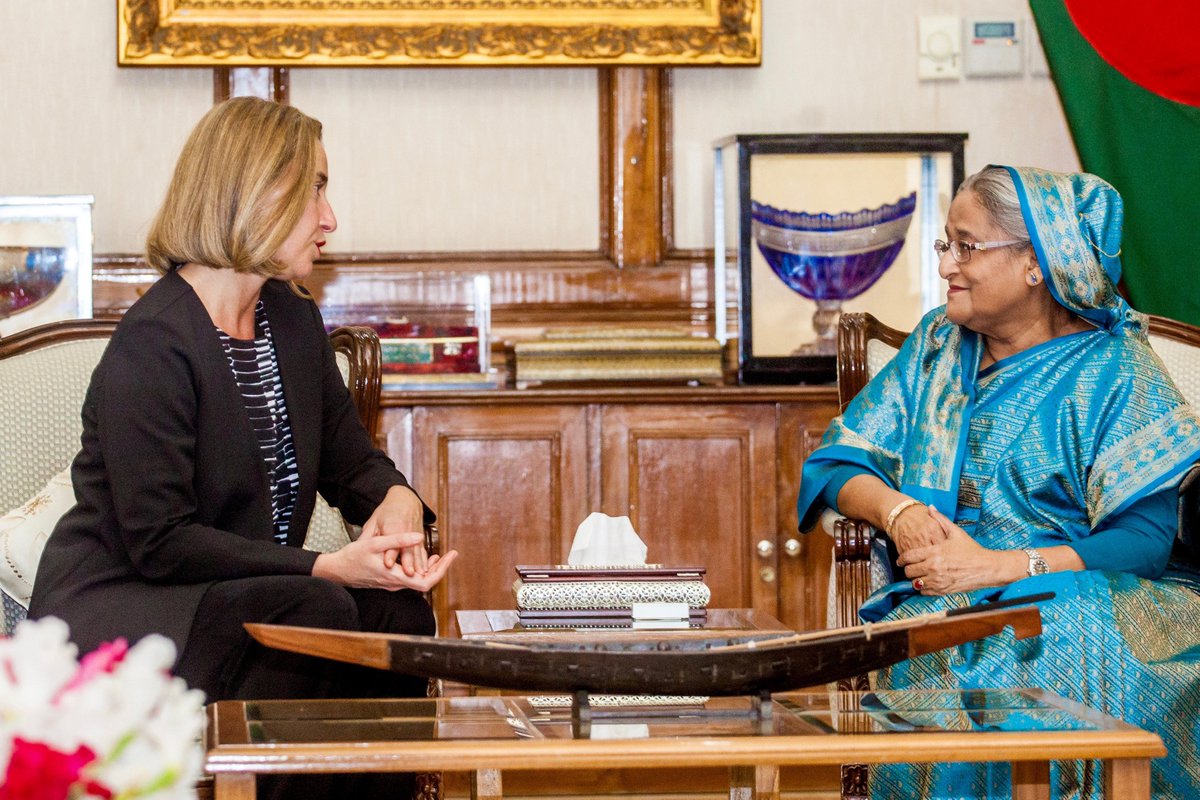 Frederick_M_'s tweet image. #Dhaka #Bangladesh @FedericaMog/@eu_eeas/@EU_Commission meets with Prime Minister @sheikhhasina (শেখ হাসনা) (2/2) [VIDEO]: youtu.be/8IXTVryvtOU