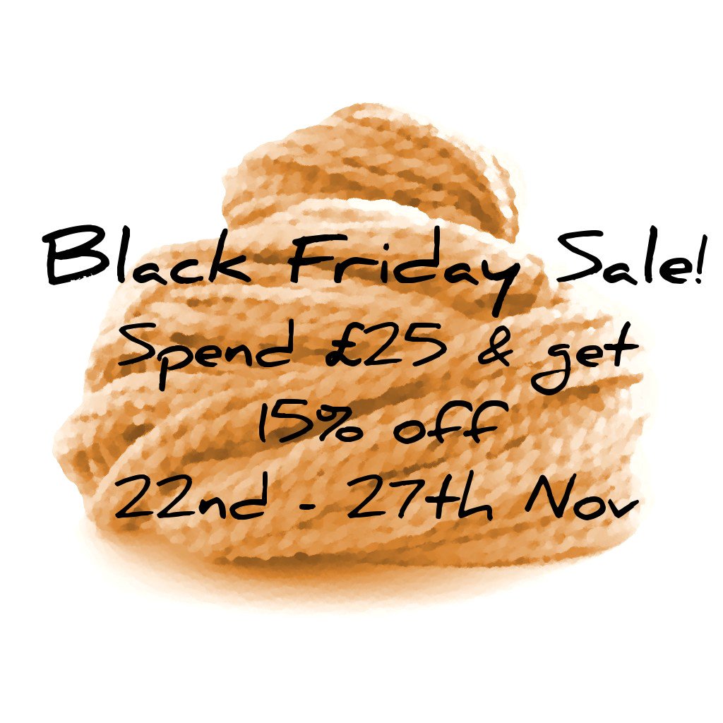 sixskeins's tweet photo. #BlackFridayWeek #specialoffer #handdyedyarn #PerranYarn https://t.co/JZURswD5eI